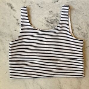 DYI Striped Black and White Women's Bra Size Large